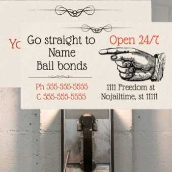 Victorian Bail Bonds Business Card by Butterflybeestro at Zazzle