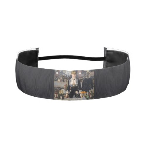 Victorian Bar Girl at Folies Bergere in France Athletic Headband