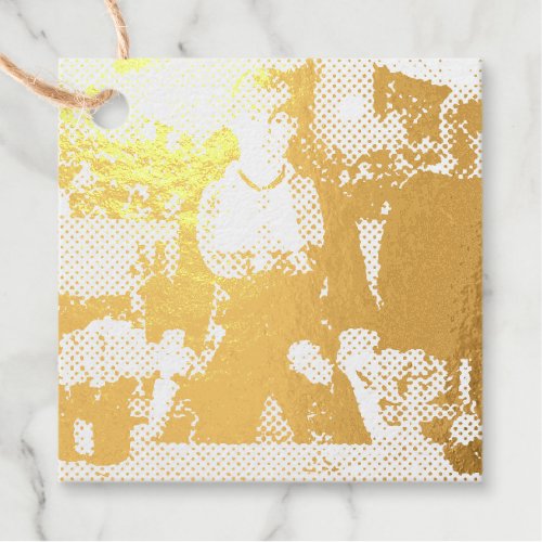 Victorian Bar Girl at Folies Bergere in France Foil Favor Tags