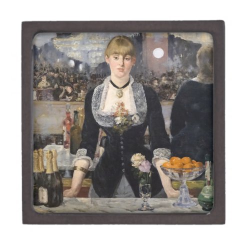 Victorian Bar Girl at Folies Bergere in France Gift Box