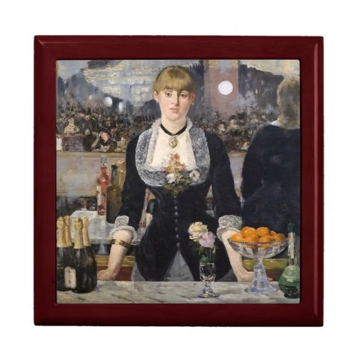 Victorian Bar Girl at Folies Bergere in France Gift Box