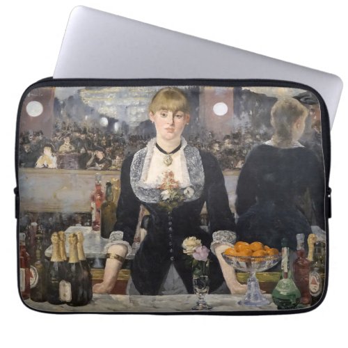 Victorian Bar Girl at Folies Bergere in France Laptop Sleeve