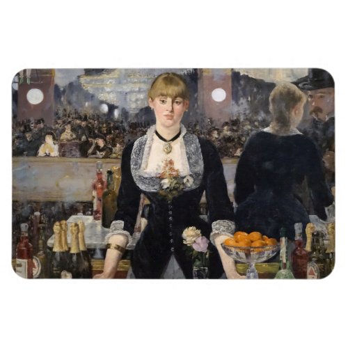 Victorian Bar Girl at Folies Bergere in France Magnet