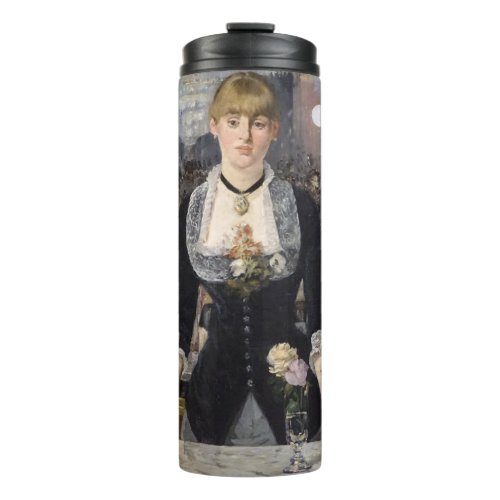 Victorian Bar Girl at Folies Bergere in France Thermal Tumbler