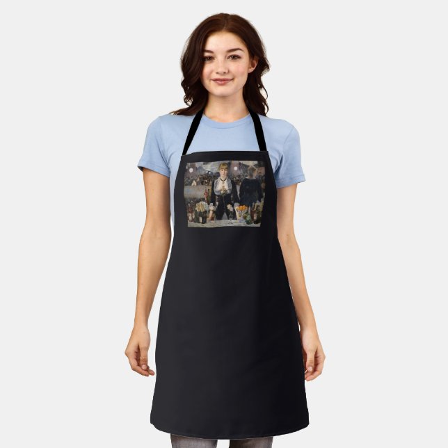 Victorian Barmaid Girl at Folies Bergere, France Apron (Worn)