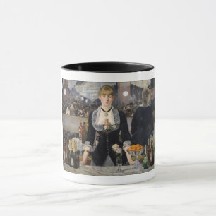 Victorian Barmaid Girl at Folies Bergere, France Mug