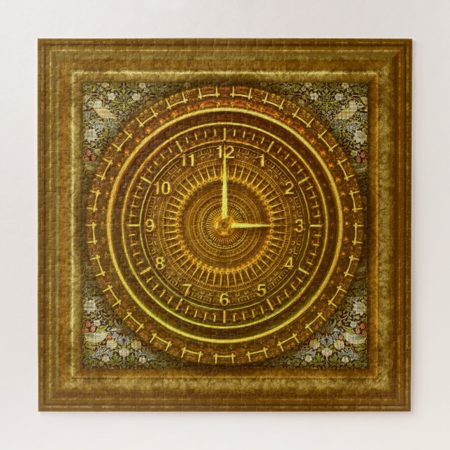 Victorian baroque clock jigsaw puzzle (Horizontal)