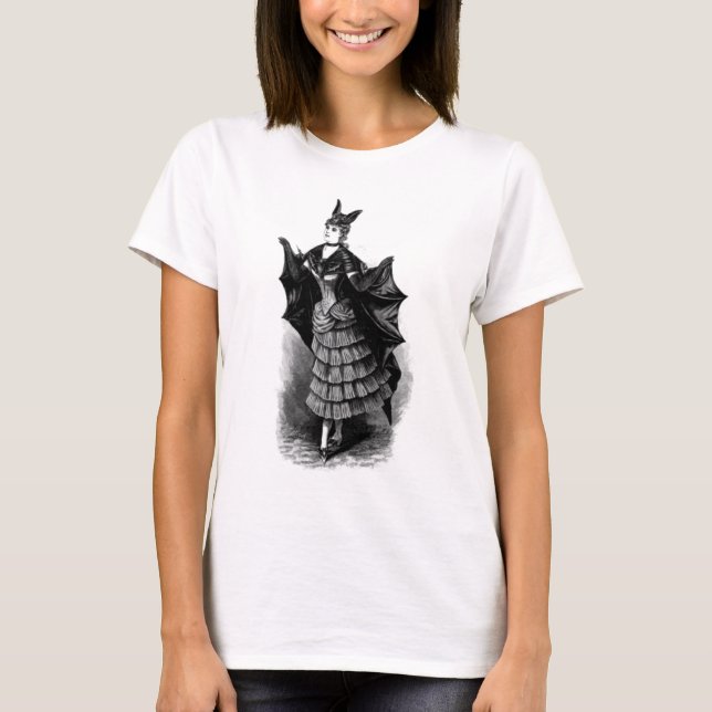 Victorian Bat Girl Steampunk Shirt (Front)