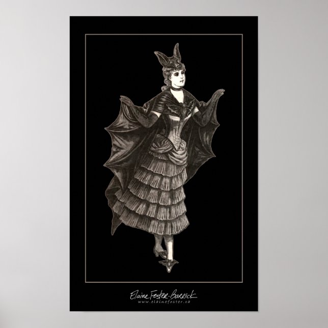 Victorian Bat - Print #2 (Front)