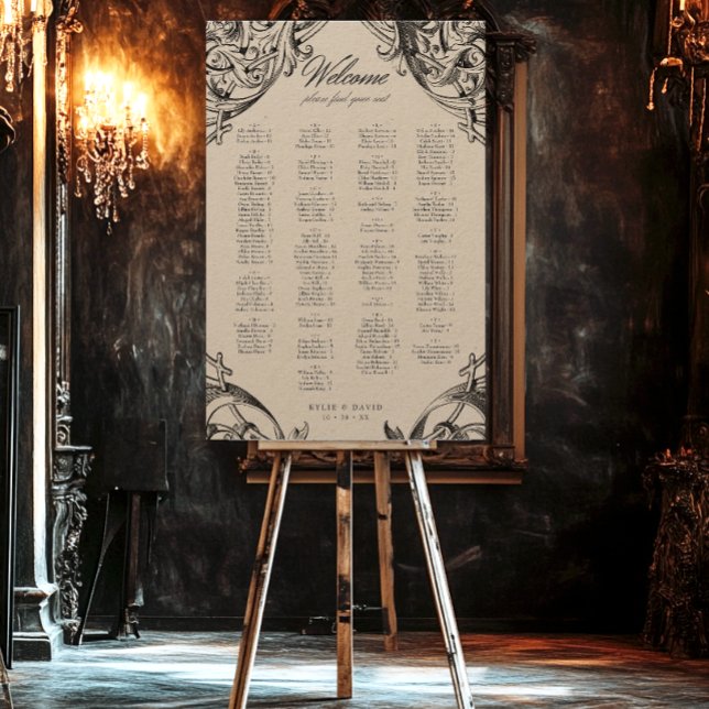 Victorian Bat Until Death Black & Tan Seating Foam Board (Victorian Bat Until Death Black & Tan Seating Foam Board)