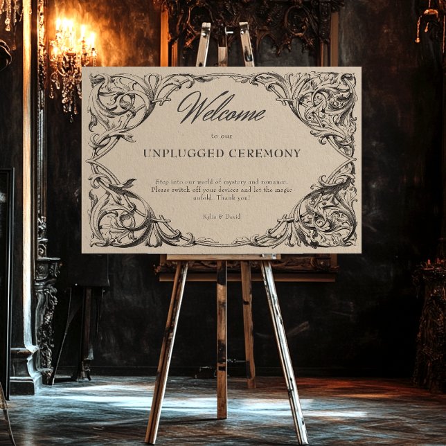 Victorian Bat Until Death Tan Unplugged Wedding Foam Board (Victorian Bat Until Death Tan Unplugged Wedding Foam Board)