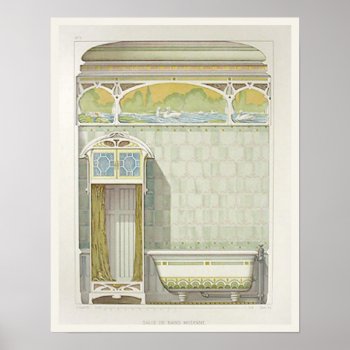 Victorian Bathroom Poster by Vintage_Obsession at Zazzle