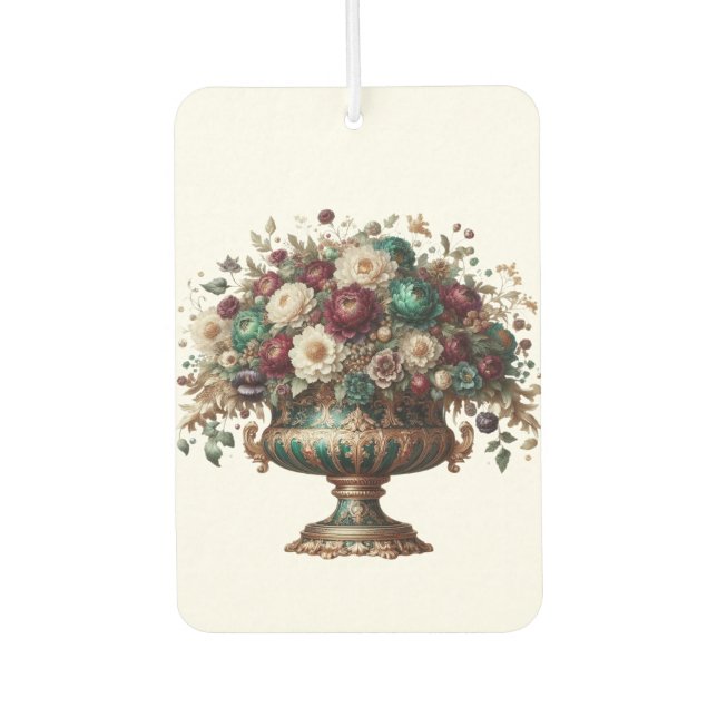 Victorian Bavaria Floral Vase Air Freshener (Front)