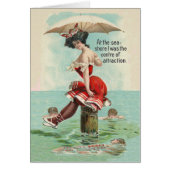 Victorian Beach Beauty Card (Front)
