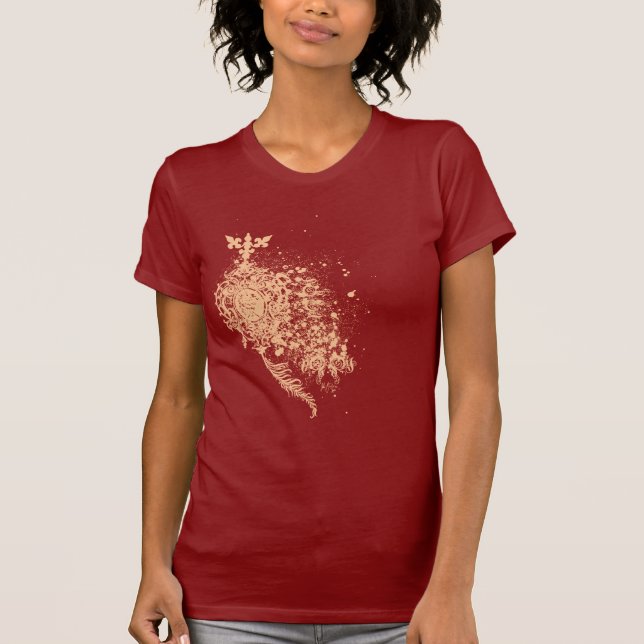 Victorian Beauty by Julian P Flores T-Shirt (Front)