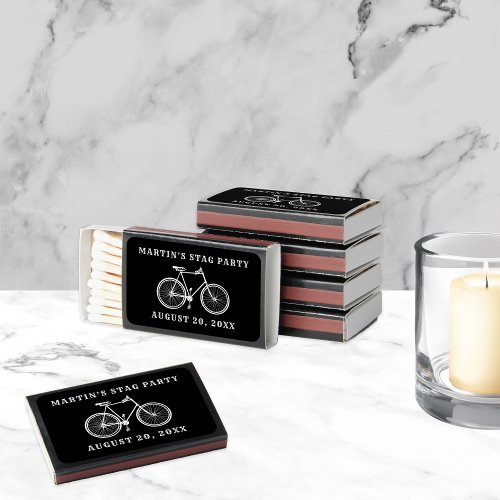 Victorian Bicycle Bachelor Stag Party Matchboxes