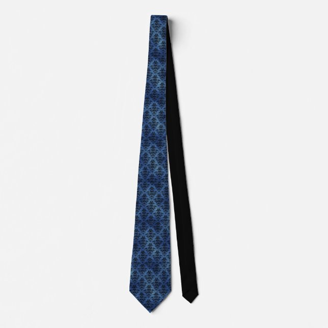 Victorian Blue Neck Tie (Front)