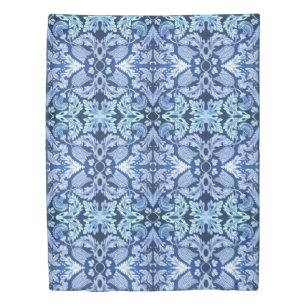 Victorian Blue Pattern Duvet Cover