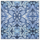 Victorian Blue Pattern Fabric