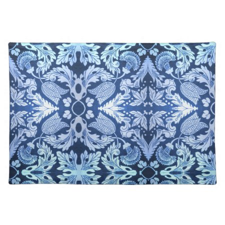 Victorian Blue Pattern Placemat