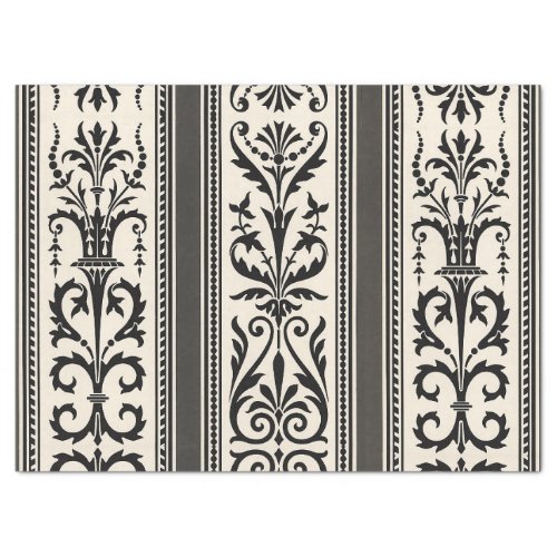 VICTORIAN BORDERS ORNAMENTAL DESIGN TISSUE PAPER