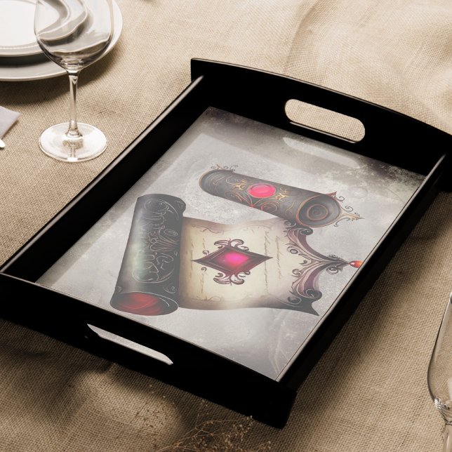 Victorian Boudoir | Antique Magic Scroll with Gems Tissue Paper (Creator Uploaded)