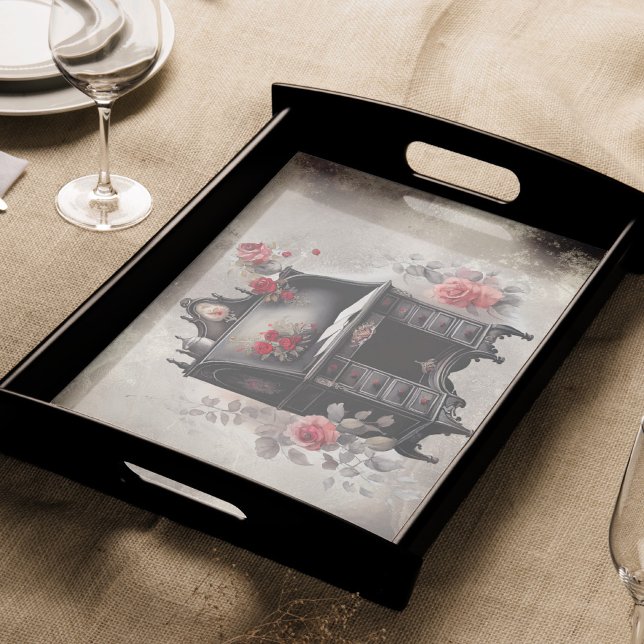 Victorian Boudoir | Antique Wooden Writing Desk Tissue Paper (Creator Uploaded)