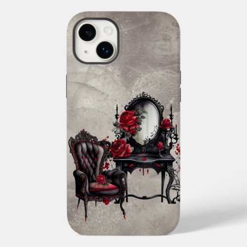 Victorian Boudoir  Old Vanity and Parlor Armchair Case_Mate iPhone 14 Plus Case