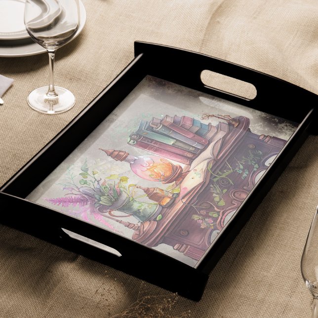 Victorian Boudoir | Old Witch Desk and Spellbooks Tissue Paper (Creator Uploaded)