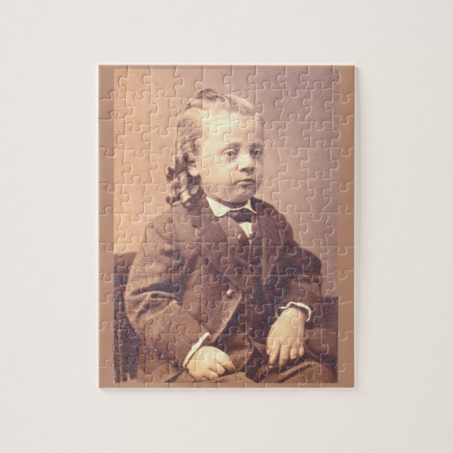Victorian boy with unfortunate hair style jigsaw puzzle (Vertical)