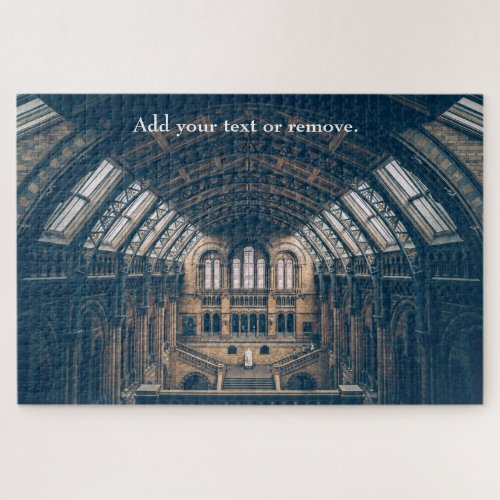 Victorian building Natural History Museum London Jigsaw Puzzle