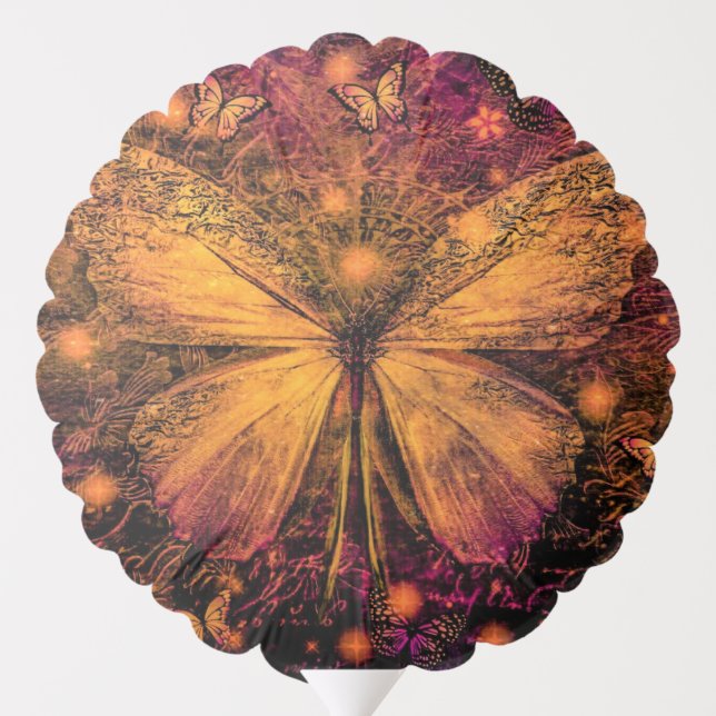 Victorian Butterfly Balloon (Back)