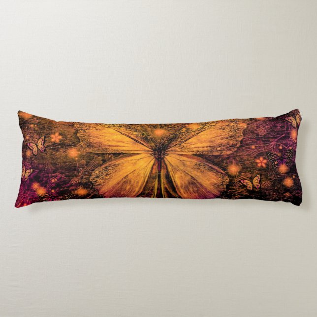 Victorian Butterfly Body Pillow (Front)