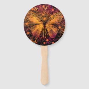 Victorian Butterfly Hand Fan