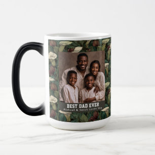 Victorian Calla Lilies Flower First Time Dad Photo Color Morph Mug