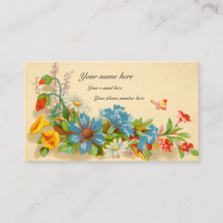 Victorian calling card