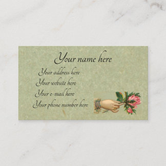 Victorian calling card