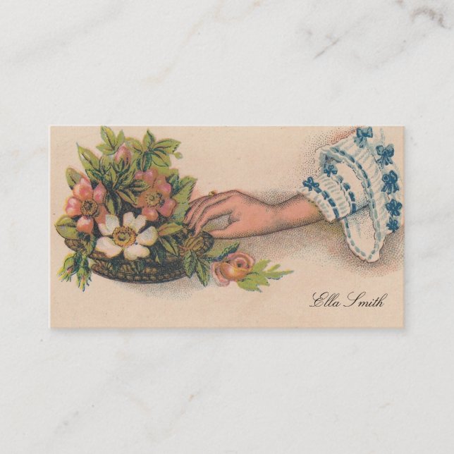 Victorian Calling Cards - Flower Bowl (Front)
