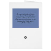 Victorian card —love, poem (Back)