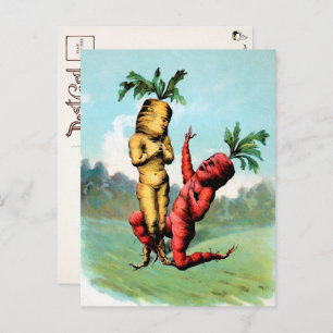 Victorian Carrot Proposal Postcard