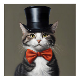 Victorian Cat Acrylic Print