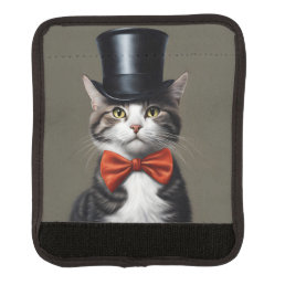 Victorian Cat Luggage Handle Wrap