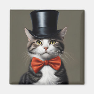 Victorian Cat Magnet