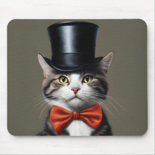 Victorian Cat Mouse Pad