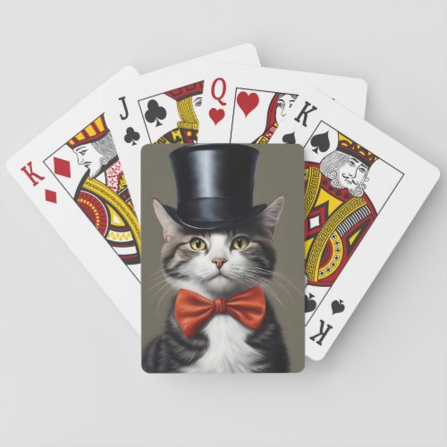 Victorian Cat Playing Cards