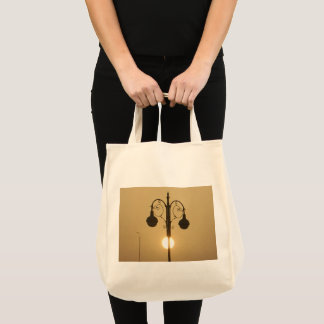 Victorian Charm: Vintage Streetlight Lamp Posts  Tote Bag