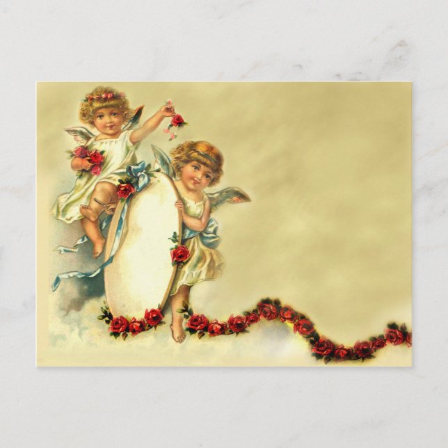 Victorian Cherubs Postcard (Front)