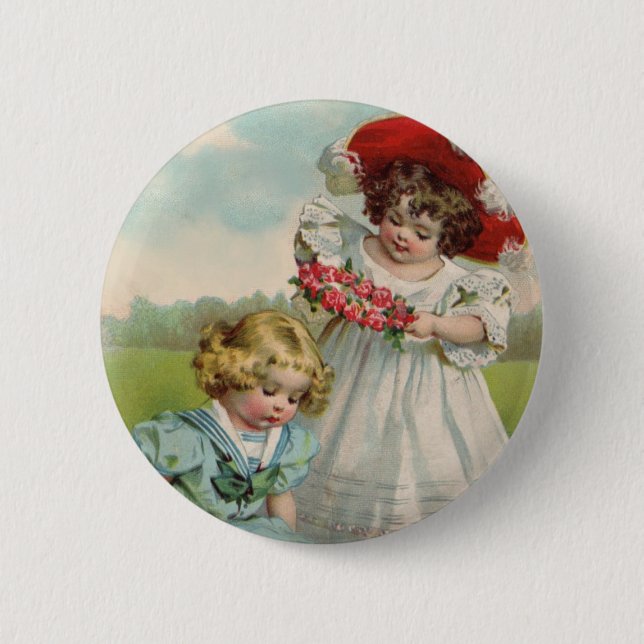 Victorian Children Button (Front)