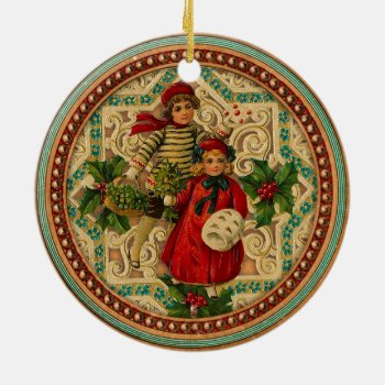 Victorian Children Christmas Ornament by christmas1900 at Zazzle