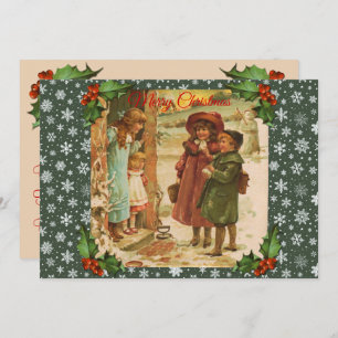 Victorian Children Christmas Party Invitation